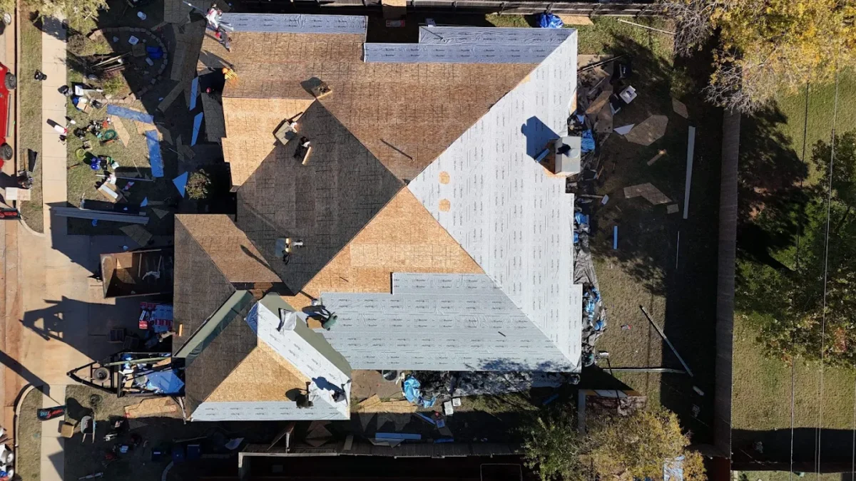 5coat house roof work